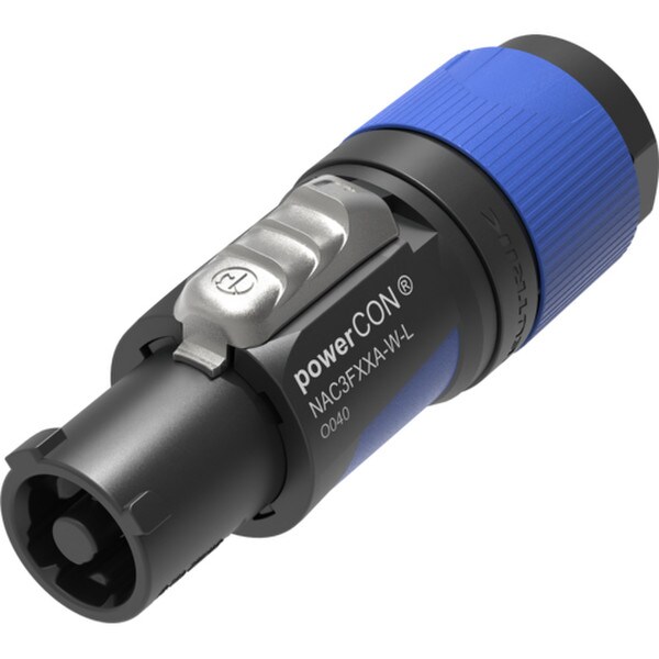 Main product image for Neutrik NAC3FXXA-W-L powerCON XX Series Cable End Power In Blue 10-16mm Large Chuck092-359